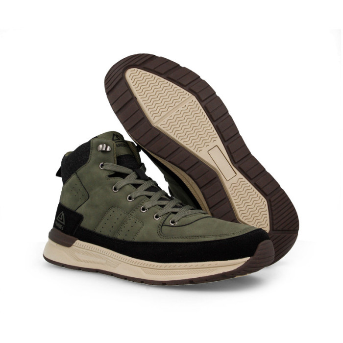 Botas de viaje casual para hombre Utiel kaki
