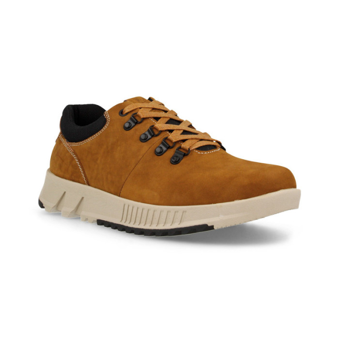 suela TPR y plantilla Memory Foam para máximo confort urbano | Vista lateral de Murla marrón claro destacando acolchados  suela TPR y plantilla Memory Foam para máximo confort urbano | Vista lateral de Murla marrón claro destacando acolchados