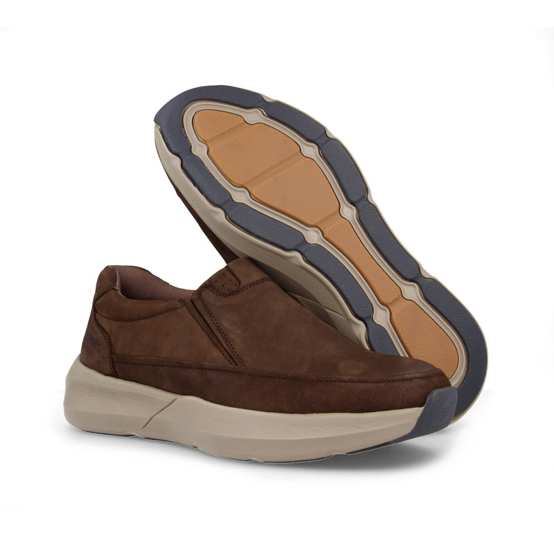 Zapatos casual para hombre Riola marrón oscuro