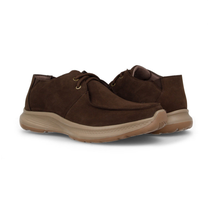 Zapatillas casual para hombre Sinarcas marrón oscuro
