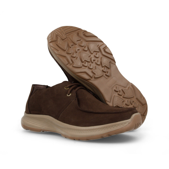 Zapatillas casual para hombre Sinarcas marrón oscuro