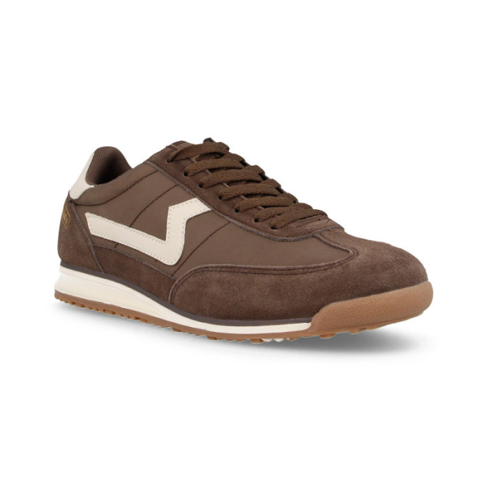 Zapatillas casual para hombre Gaibiel marrón oscuro