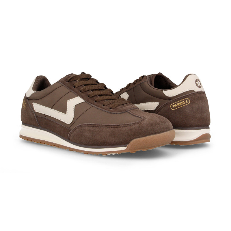 Zapatillas casual para hombre Gaibiel marrón...