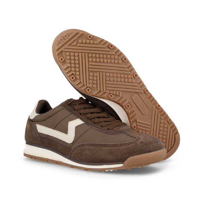 Zapatillas casual para hombre Gaibiel marrón oscuro