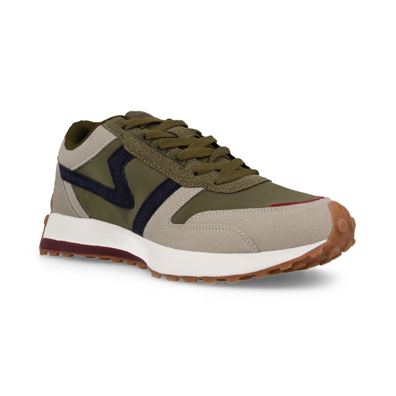Zapatillas casual para hombre Fortaleny verde