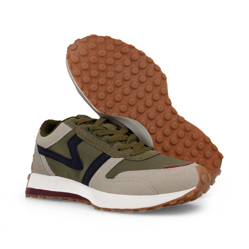 Zapatillas casual para hombre Fortaleny verde