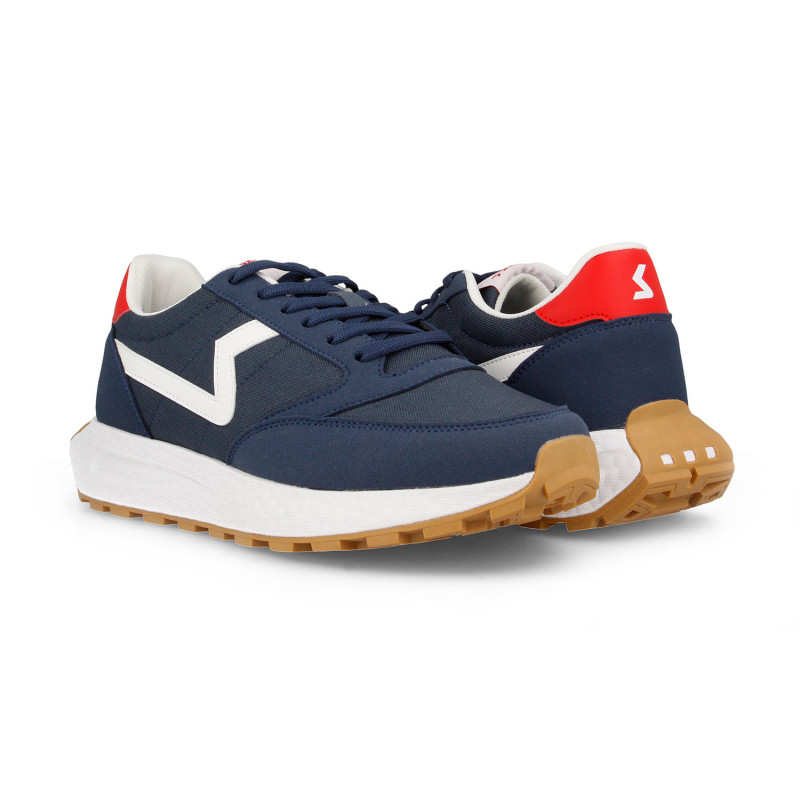 Zapatillas casual para hombre Manises azul marino