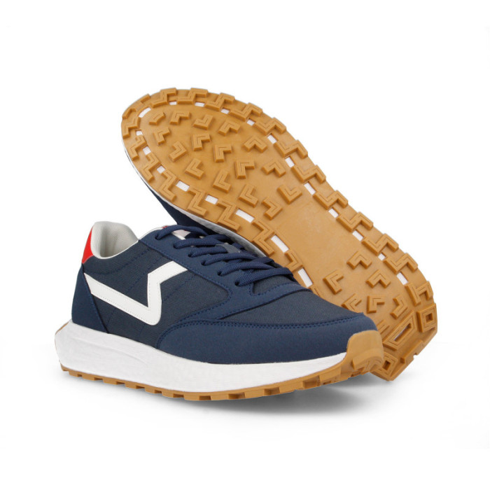 Zapatillas casual para hombre Manises azul marino