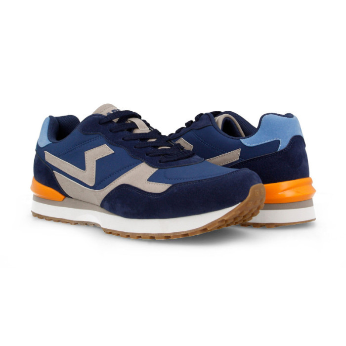 Zapatillas casual para hombre Requena azul marino