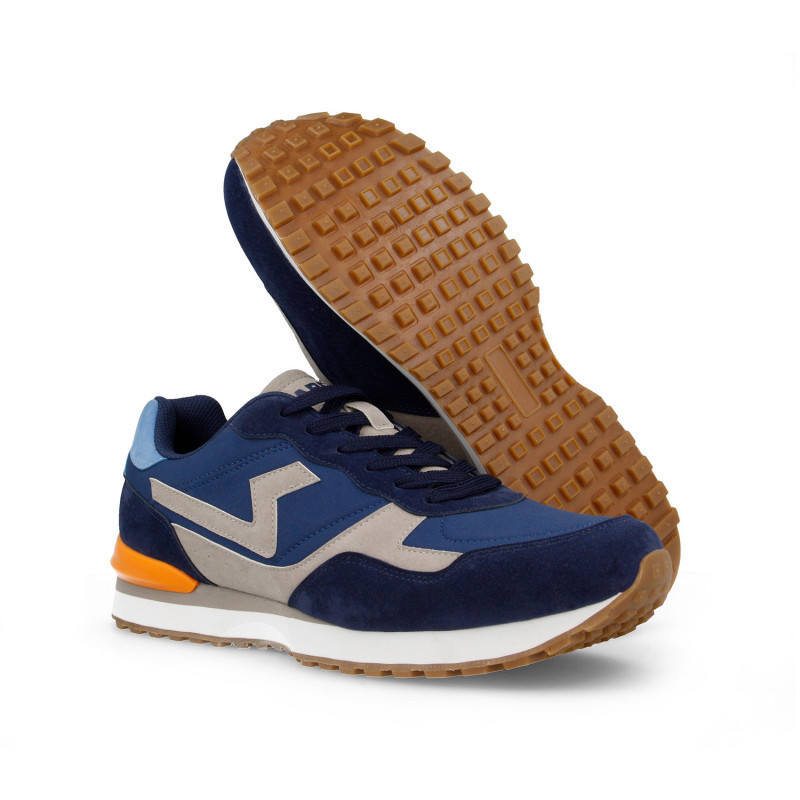 Zapatillas casual para hombre Requena azul marino