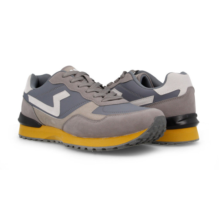 Zapatillas casual para hombre Requena gris