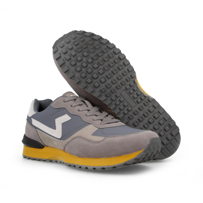 Zapatillas casual para hombre Requena gris