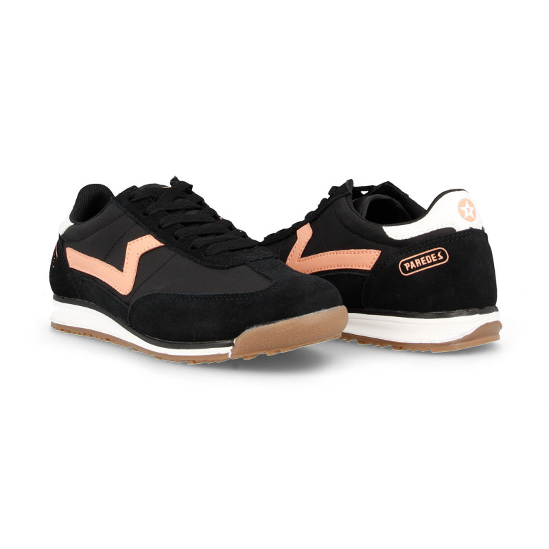 Zapatillas casual para mujer Chelva negro