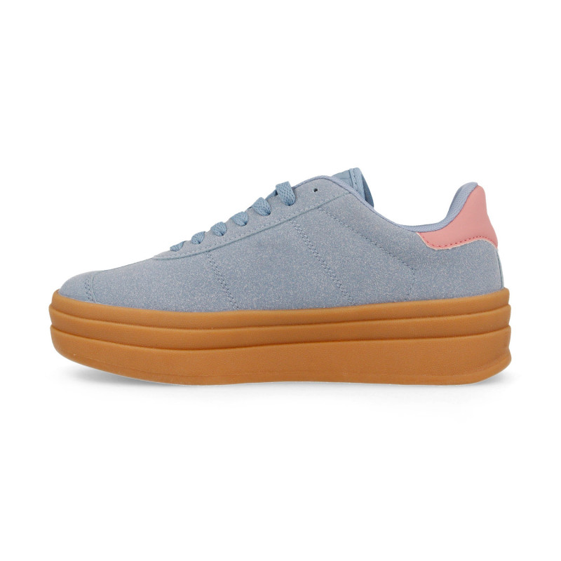 Zapatillas casual mujer Cotes Azul