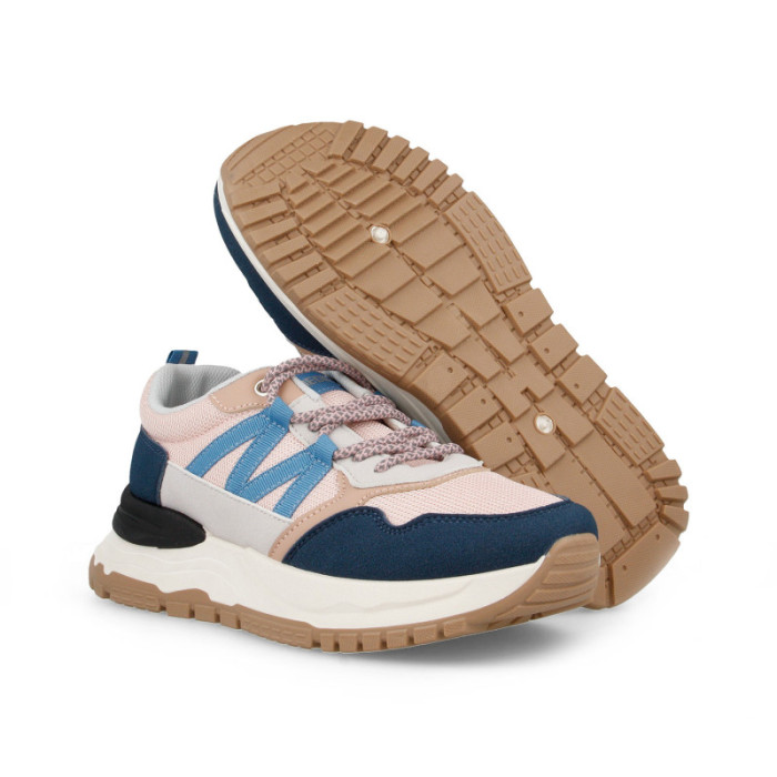 Zapatillas casual mujer Real Rosa