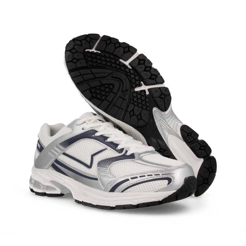 Zapatillas casual para hombre Suflí blanco-azul