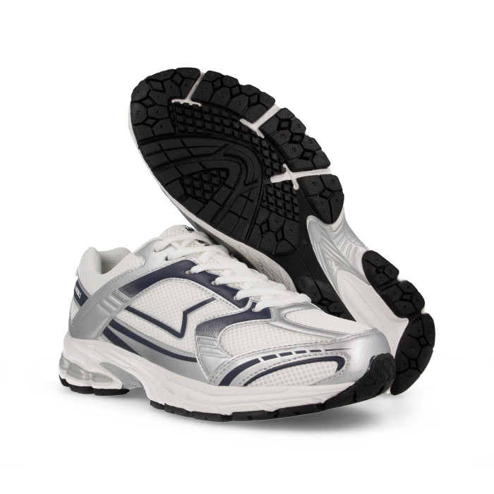 Zapatillas casual para hombre Suflí blanco-azul