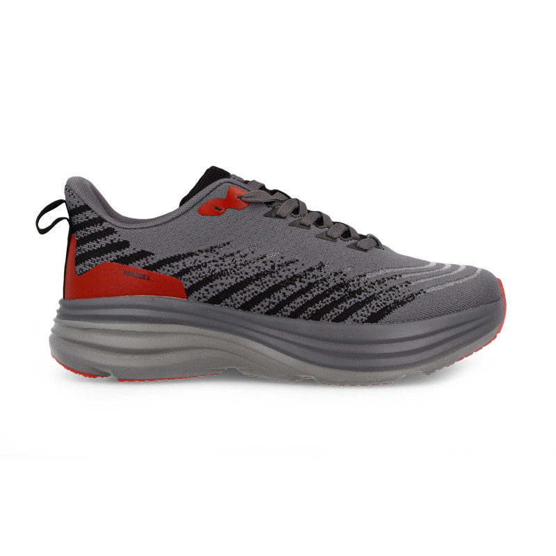 Zapatillas deportivas hombre Almussafes Gris Rojo
