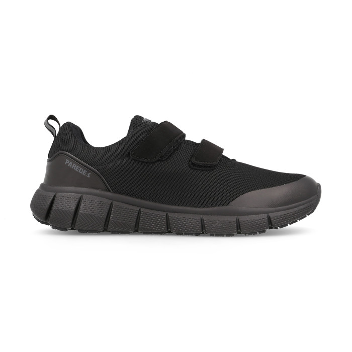 Calzado profesional Paredes Kansas negro con doble velcro y certificación O1 SR Calzado profesional Paredes Kansas negro con doble velcro y certificación O1 SR