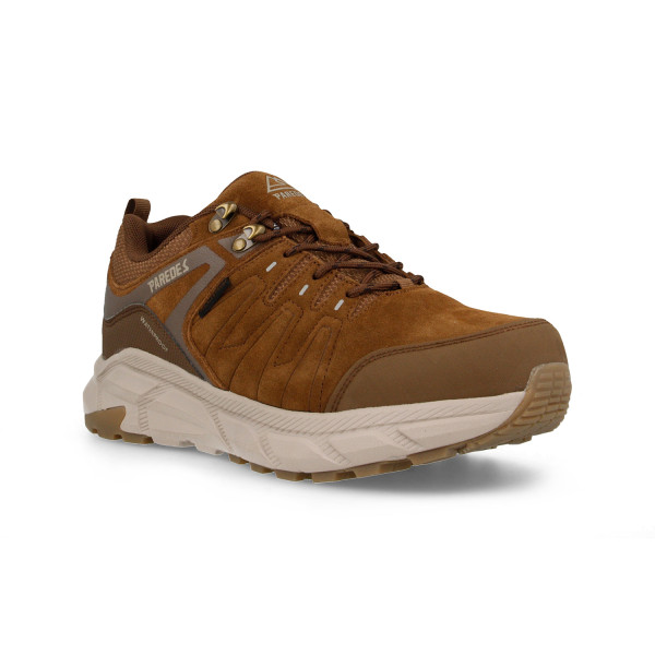 Zapatillas trekking hombre Montesa en marrón con piel serraje y membrana PARETEX 2