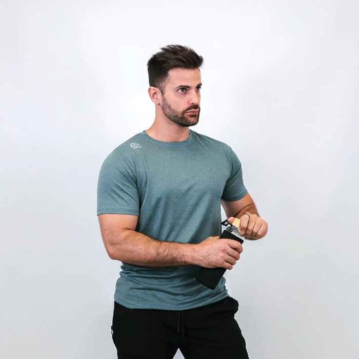 Camiseta técnica hombre Lyra kaki