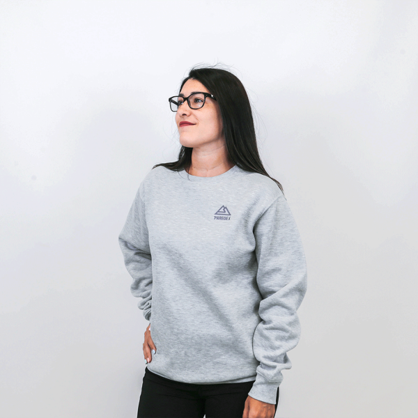 Sudadera unisex Casiopea gris 2