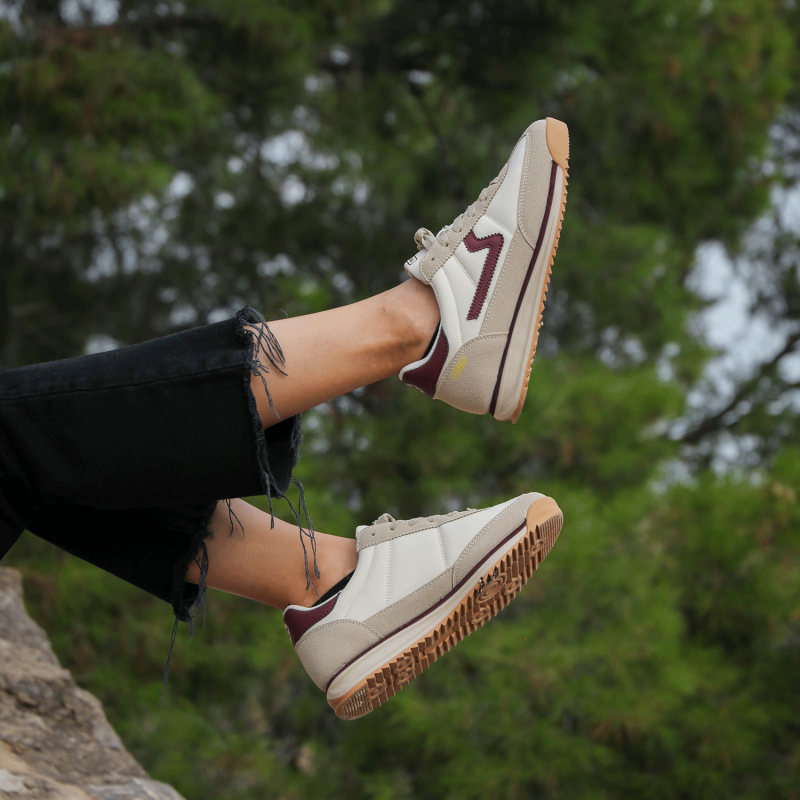 Zapatillas casual para mujer Chelva beige