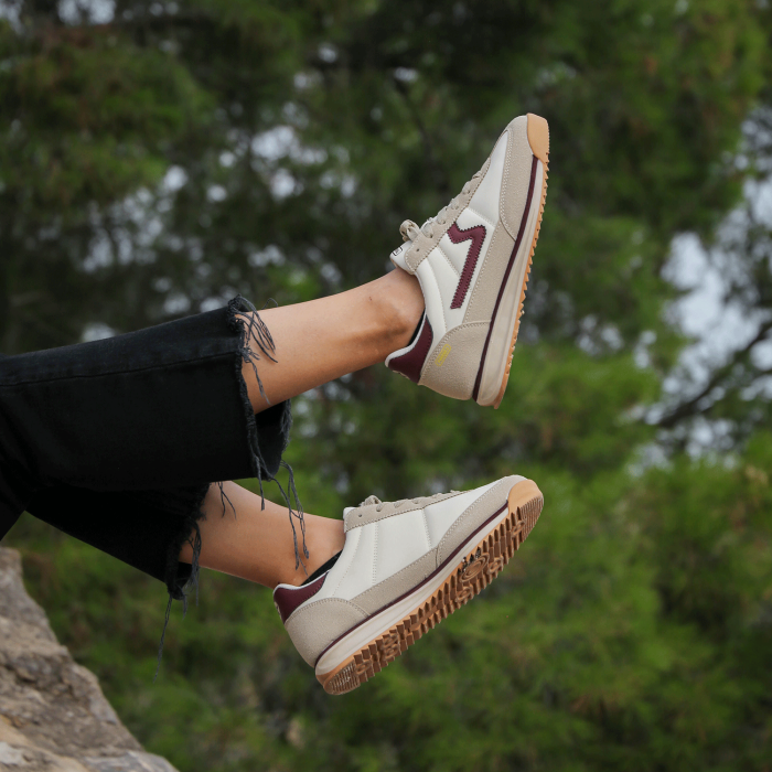 Zapatillas casual para mujer Chelva beige