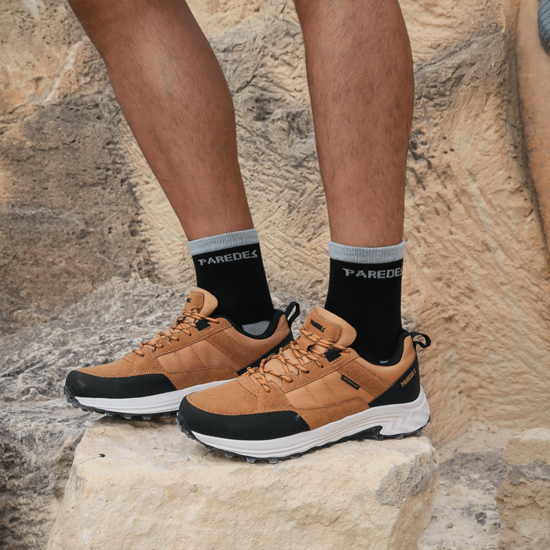 Zapatillas trekking Hombre Albalat camel