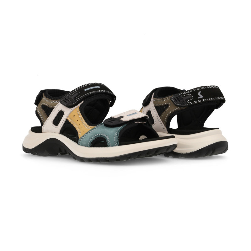 Sandalias outdoor mujer Banyotes mostaza
