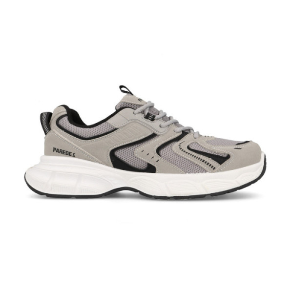 zapatillas casual hombre coronil gris paredes | corte pu coronil gris | suela pvc coronil gris