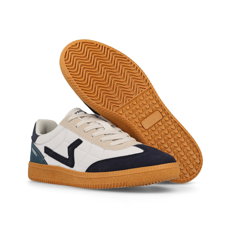 Zapatillas casual Hombre Icod blanco y azul marino