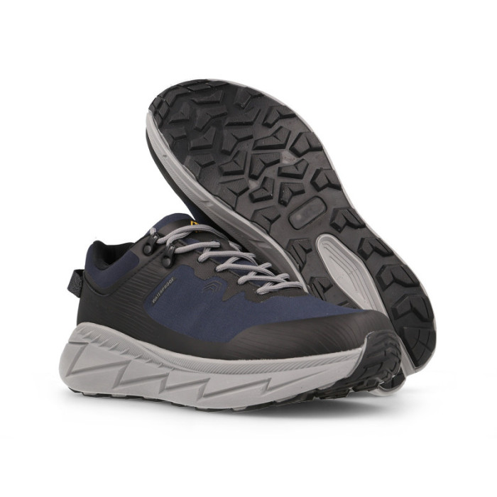 Zapatillas trekking Hombre impermeables Llaurí azul marino