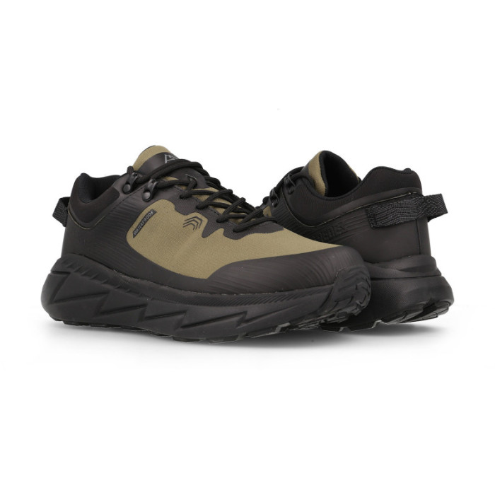 Zapatillas trekking Hombre impermeables Llaurí kaki