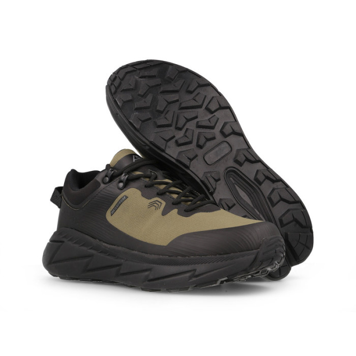 Zapatillas trekking Hombre impermeables Llaurí kaki