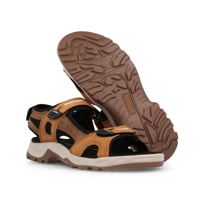 Sandalias outdoor hombre Aral camel marrion claro