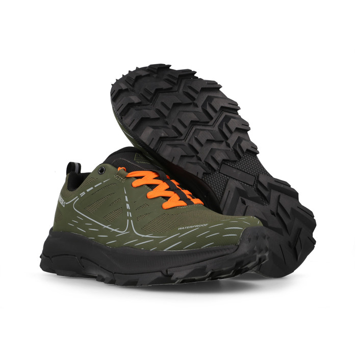 Zapatillas trekking Hombre impermeables Berbegal kaki