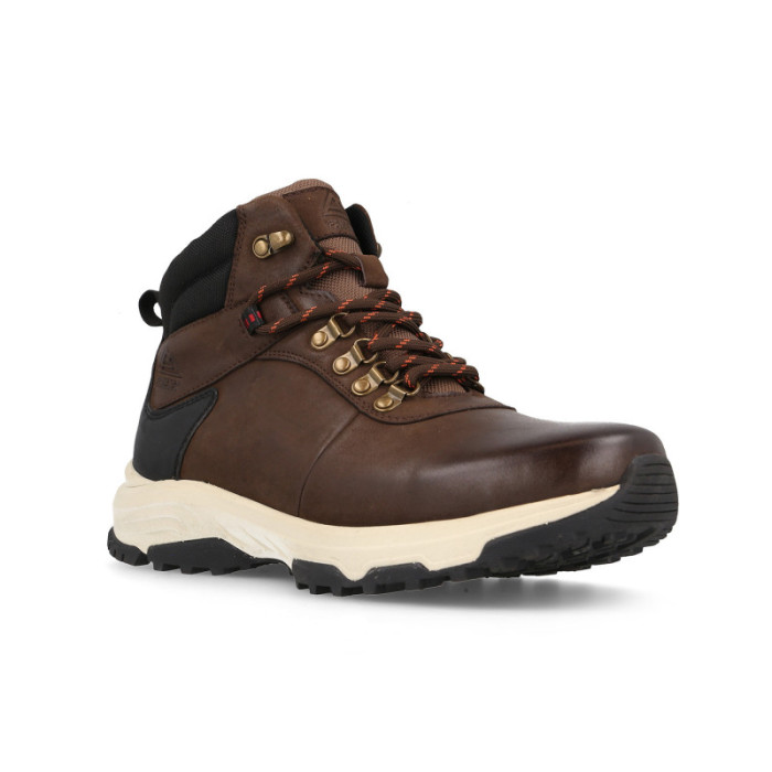 Zapatilla trekking hombre Delika marrón oscuro