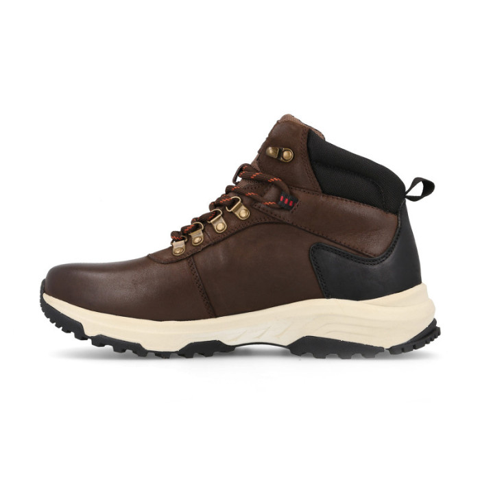 Zapatilla trekking hombre Delika marrón oscuro