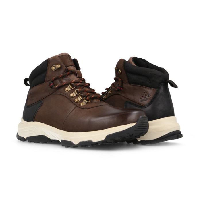 Zapatilla trekking hombre Delika marrón oscuro