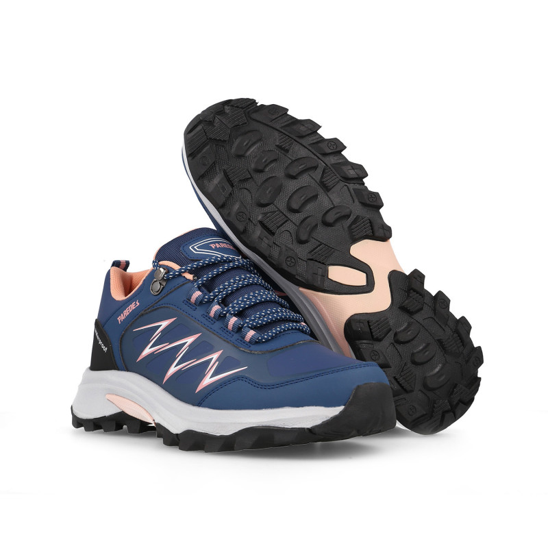 Zapatilla trekking mujer Arama azul marino