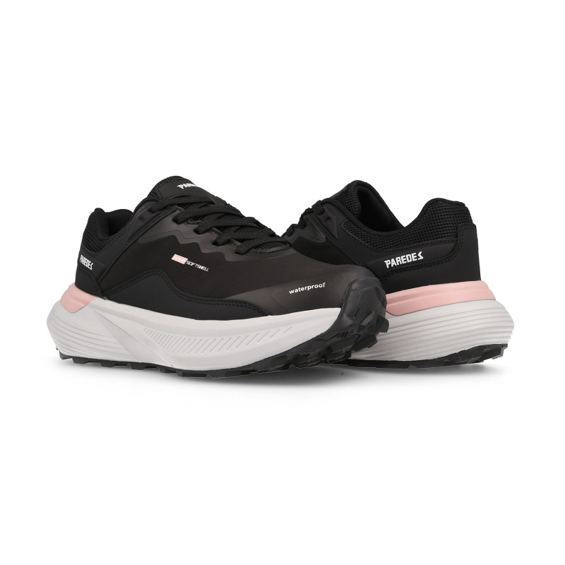 Zapatilla trekking mujer Lezaun negro