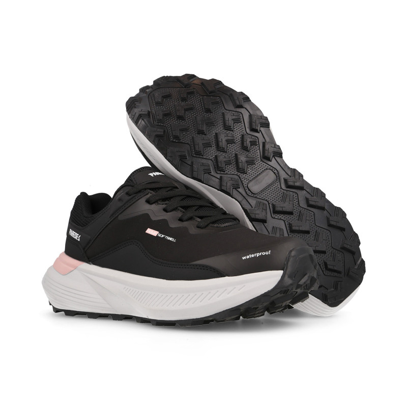 Zapatilla trekking mujer Lezaun negro