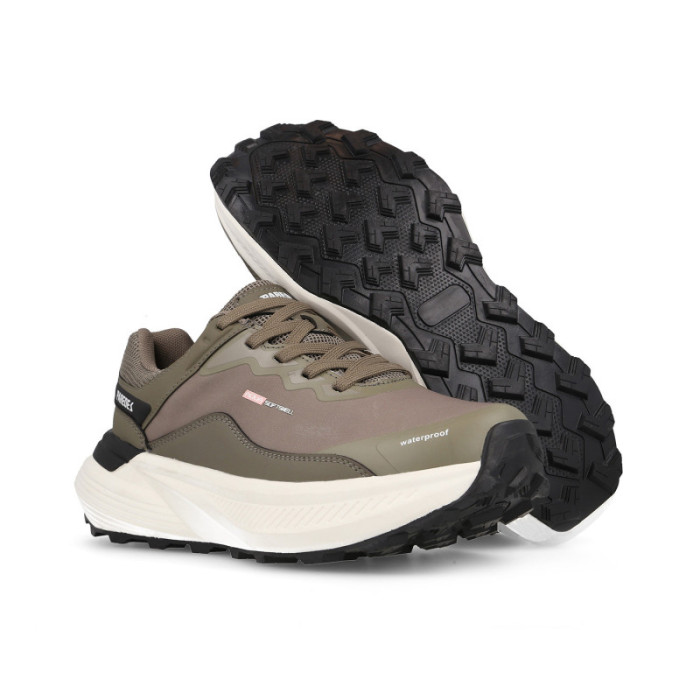 Zapatilla trekking mujer Lezaun taupe