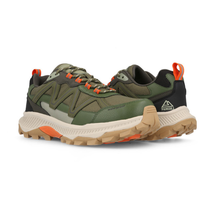 Zapatilla trekking hombre Aldai kaki