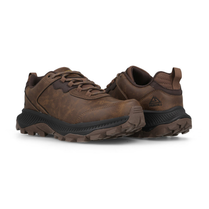 Zapatilla trekking hombre Brisketa marrón oscuro