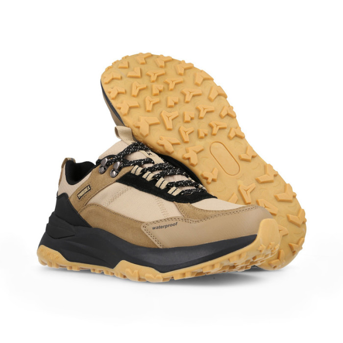Zapatilla trekking hombre Gazaga marrón claro