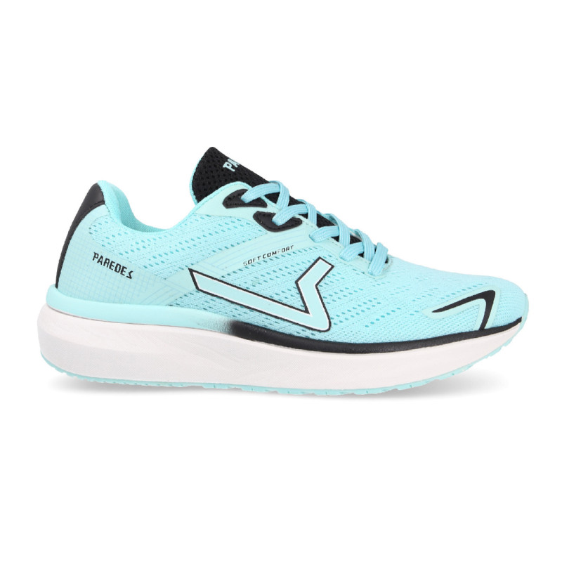 Women's sneakers in turquoise with modern design