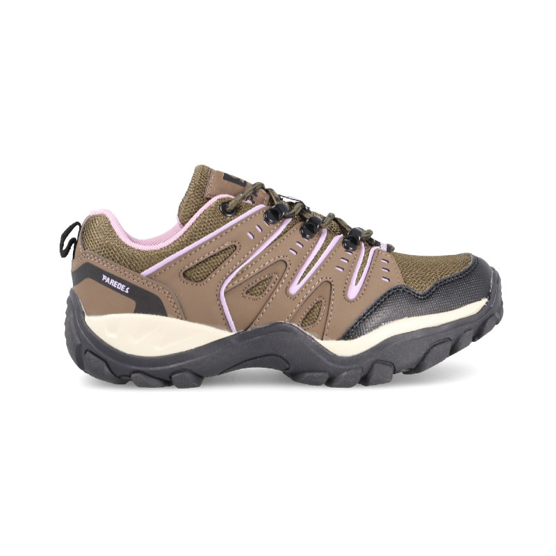 Women's trekking shoes comfort and resistance in brown