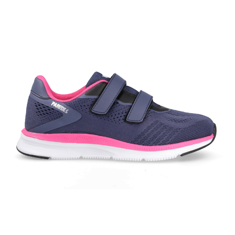 Comfortable women's sneakers with double velcro closure